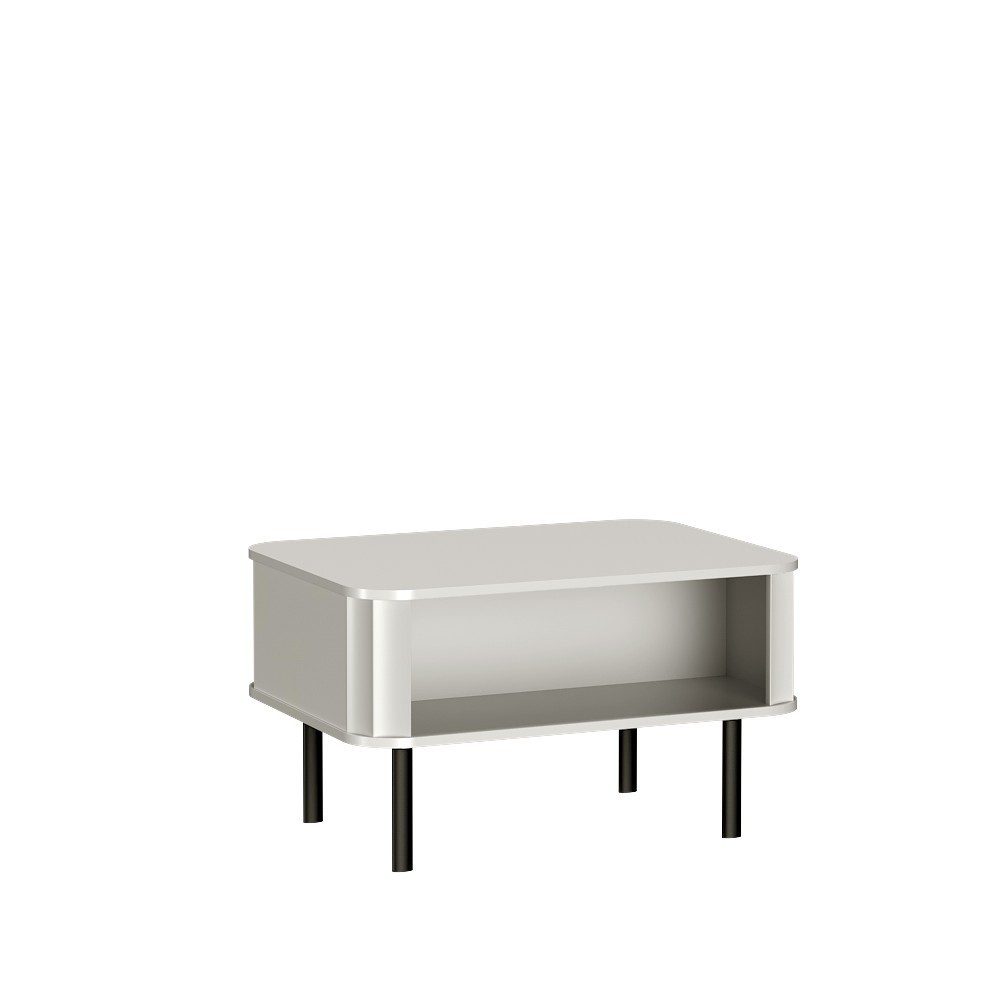 Masseno Couchtisch MODERNO 92 cm Kaffeetisch Weiß