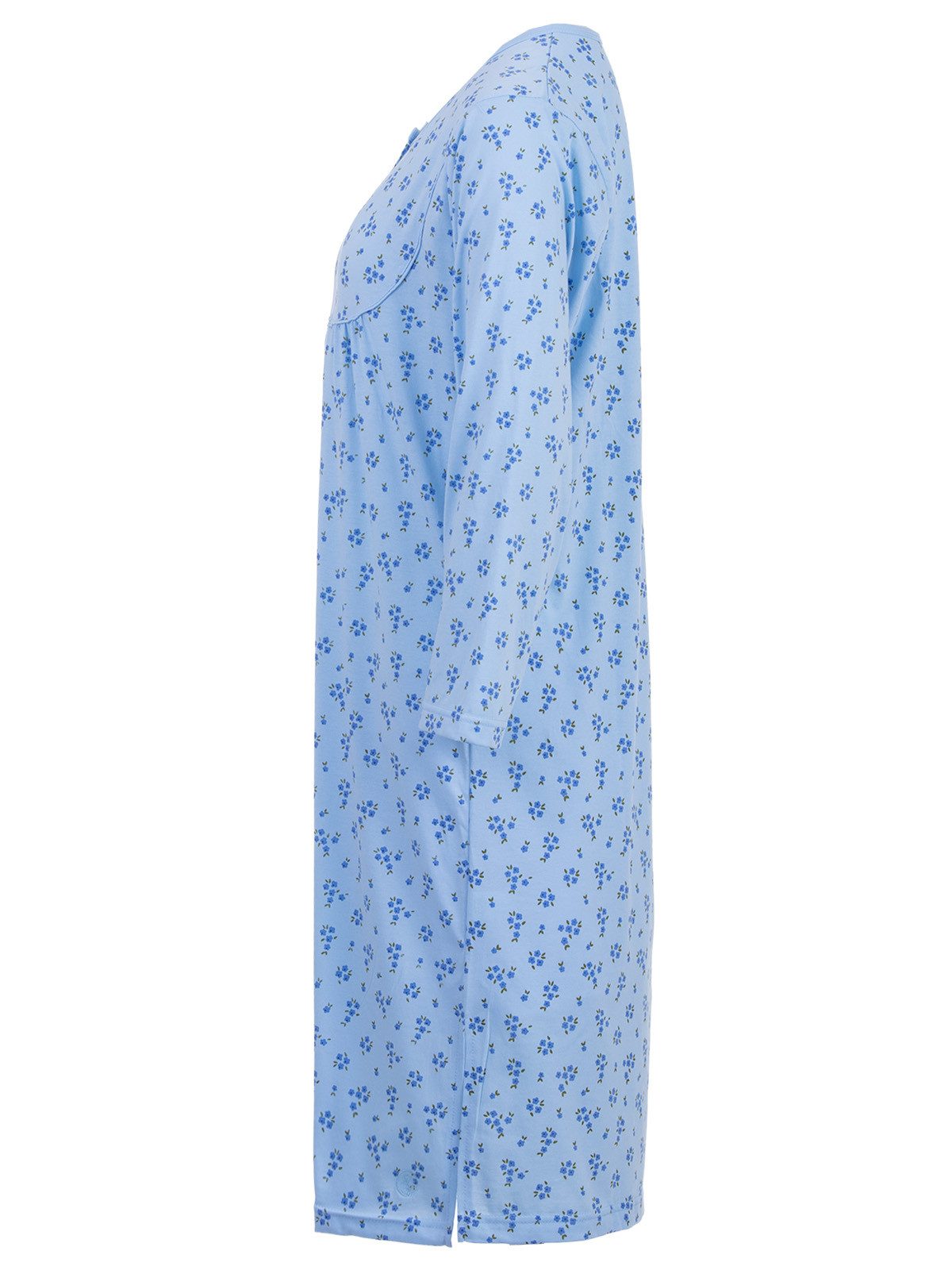 zeitlos Nachthemd Nachthemd Langarm - Ina Blumen günstig online kaufen
