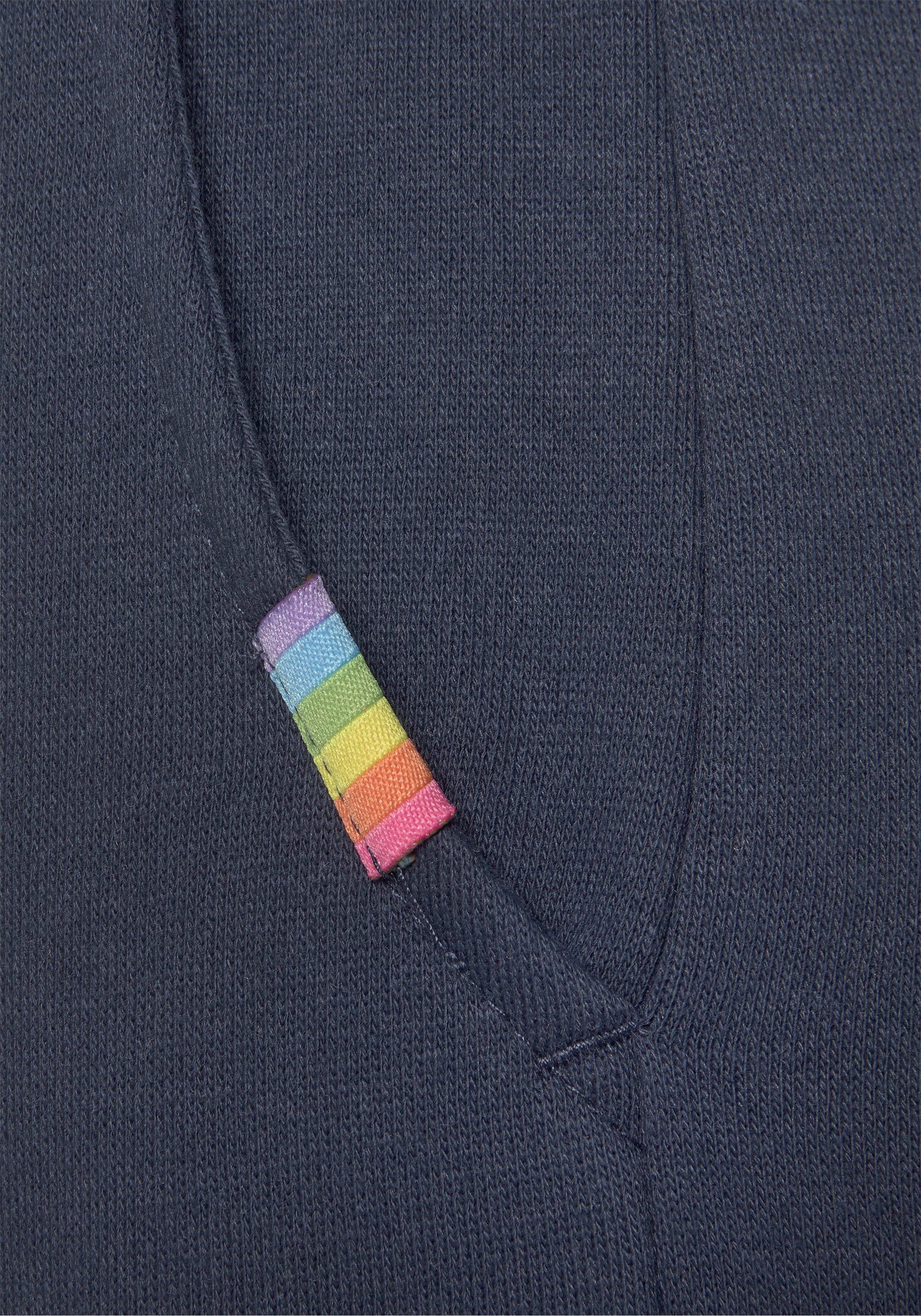 nachtblau Pride mit LASCANA Loungehose Regenbogen-Label