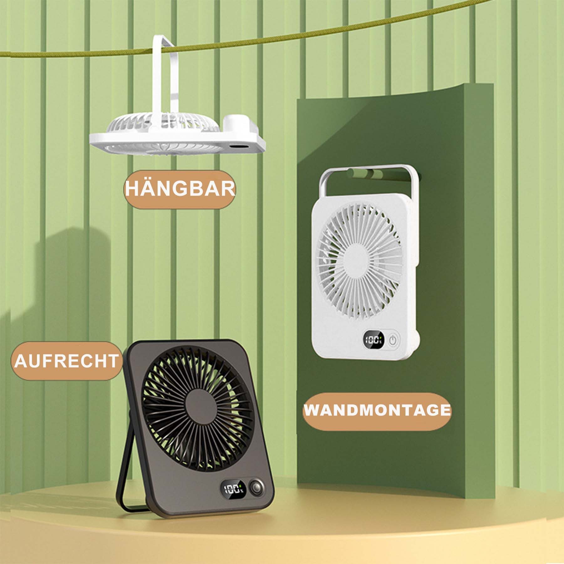 Senmudi Mini USB-Ventilator Klein Tischventilator USB Leise Ventilator Akku günstig online kaufen