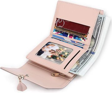 Alster Herz Geldbörse Kreditkartenetui Damen RFID Schutz, Mini Geldbörse, A0438, aus weichem Kunstleder