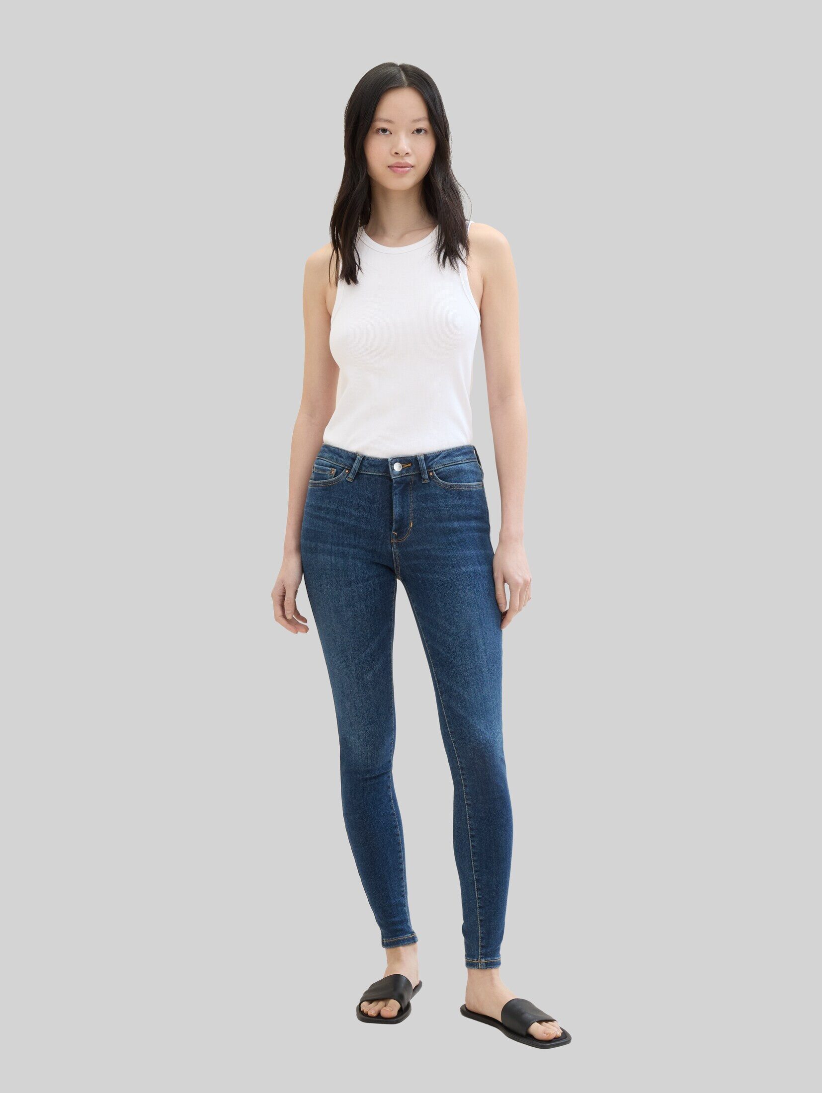 TOM TAILOR Denim Skinny-fit-Jeans Jeanshosen TTNELA EXTRA SKINNY Jeans mit Superstretch