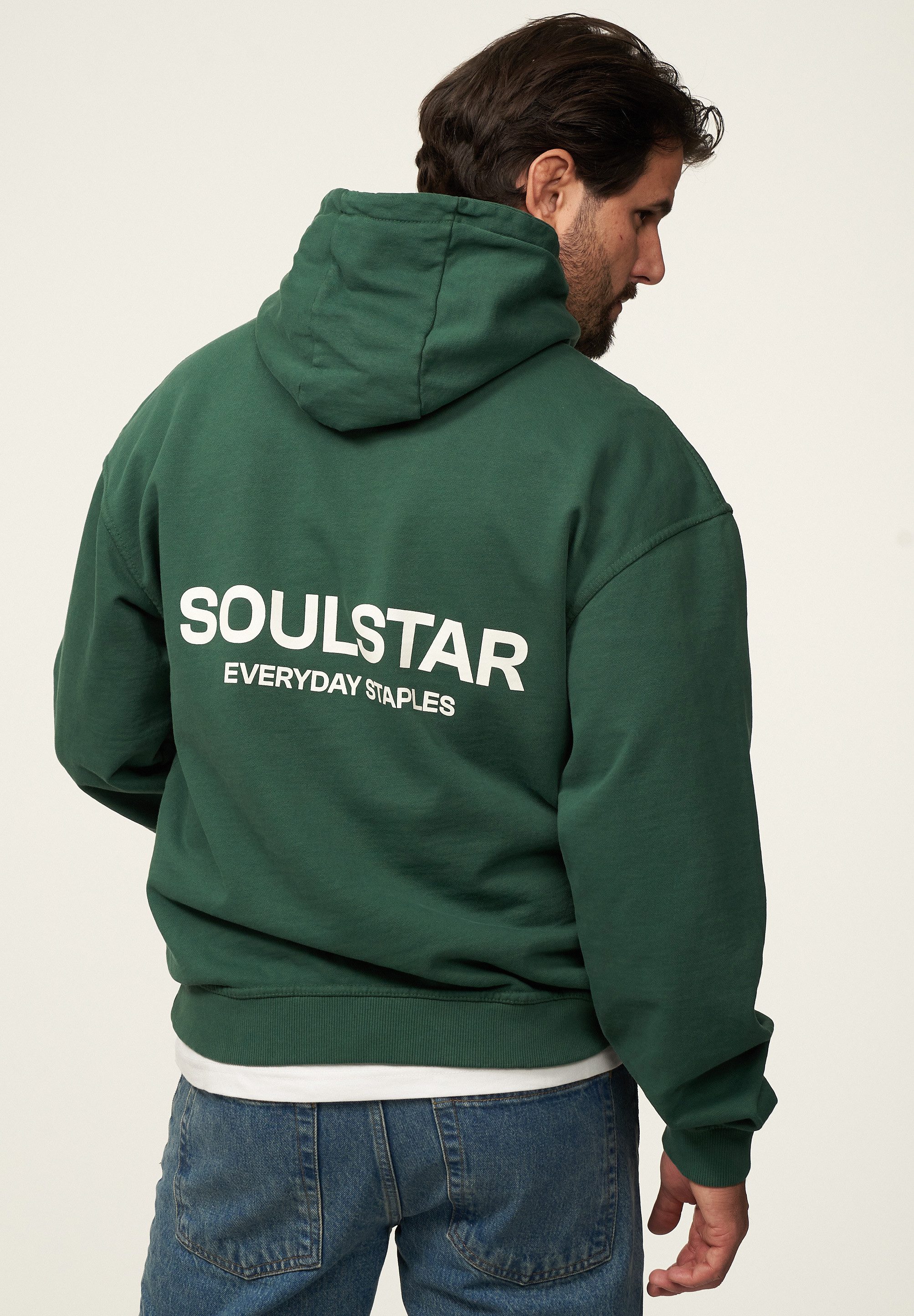 SOULSTAR Hoodie S2TSU Herren Heavy Oversize Hoodie Kapuzenpullover Sweatshirt Raglan Sweater
