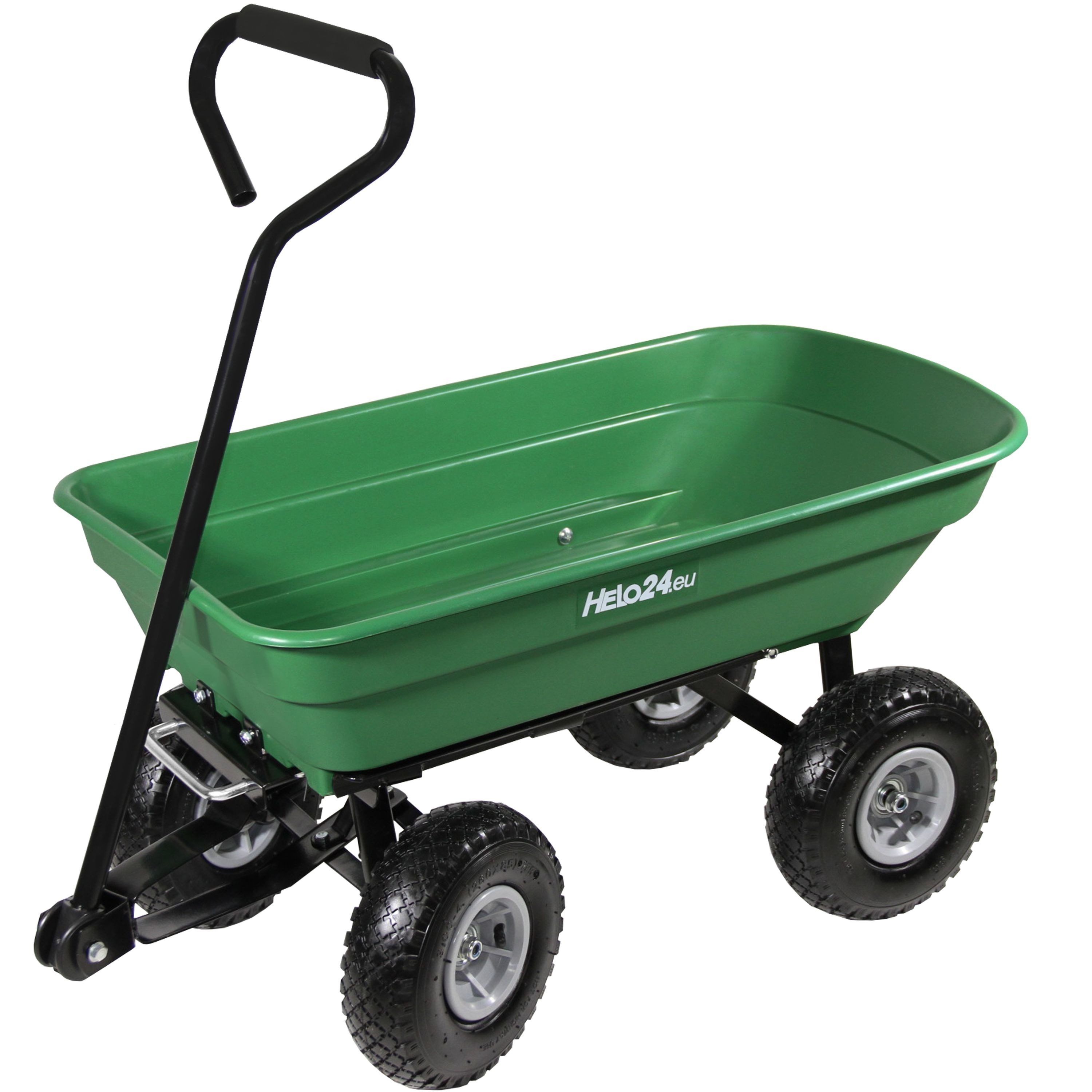 HELO24 Bollerwagen Transportwagen Gartenwagen Handwagen Karre Wagen Kippwagen S - 200kg