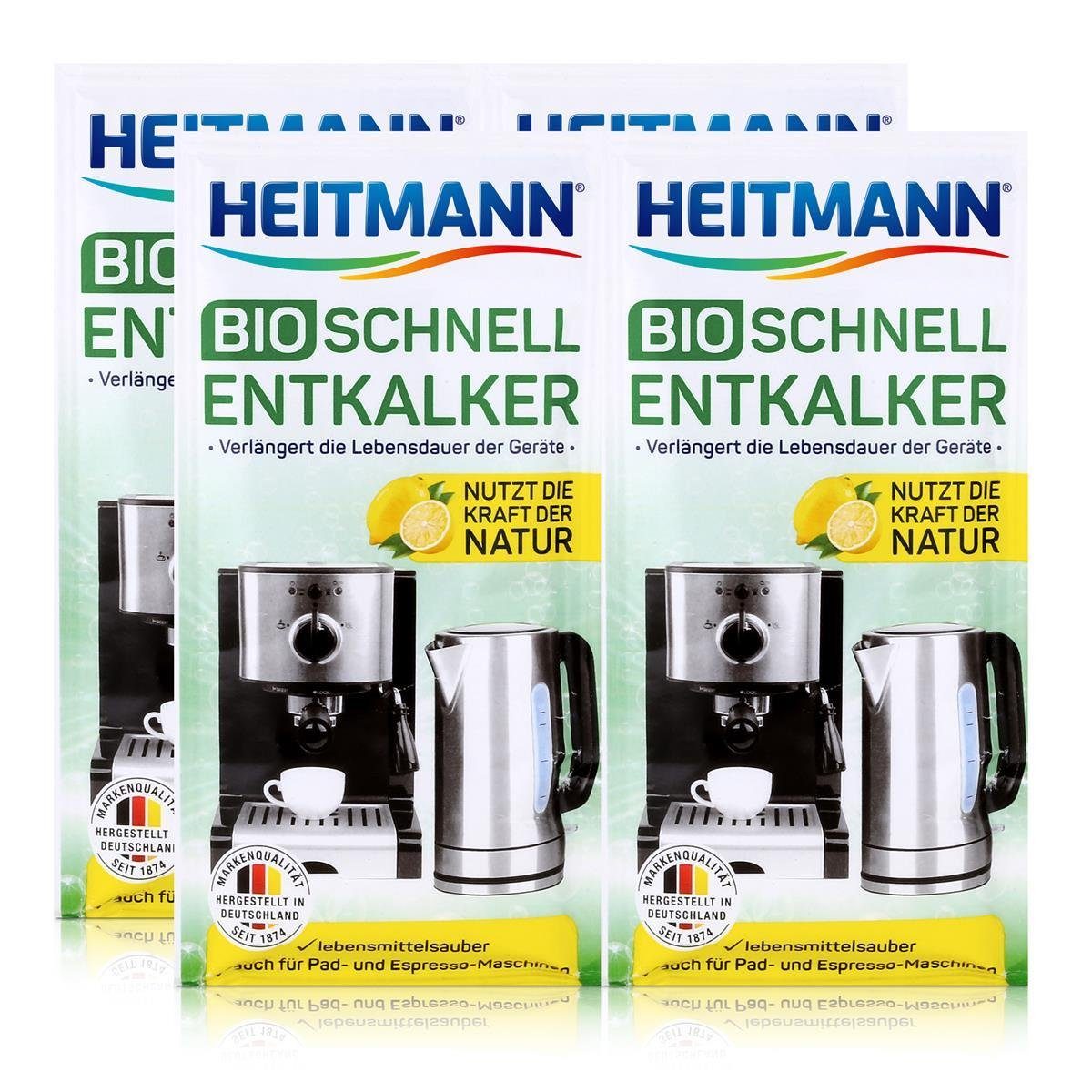 HEITMANN Heitmann Bio Schnell-Entkalker 2x25g - Natürlicher Universalentkalker Entkalker