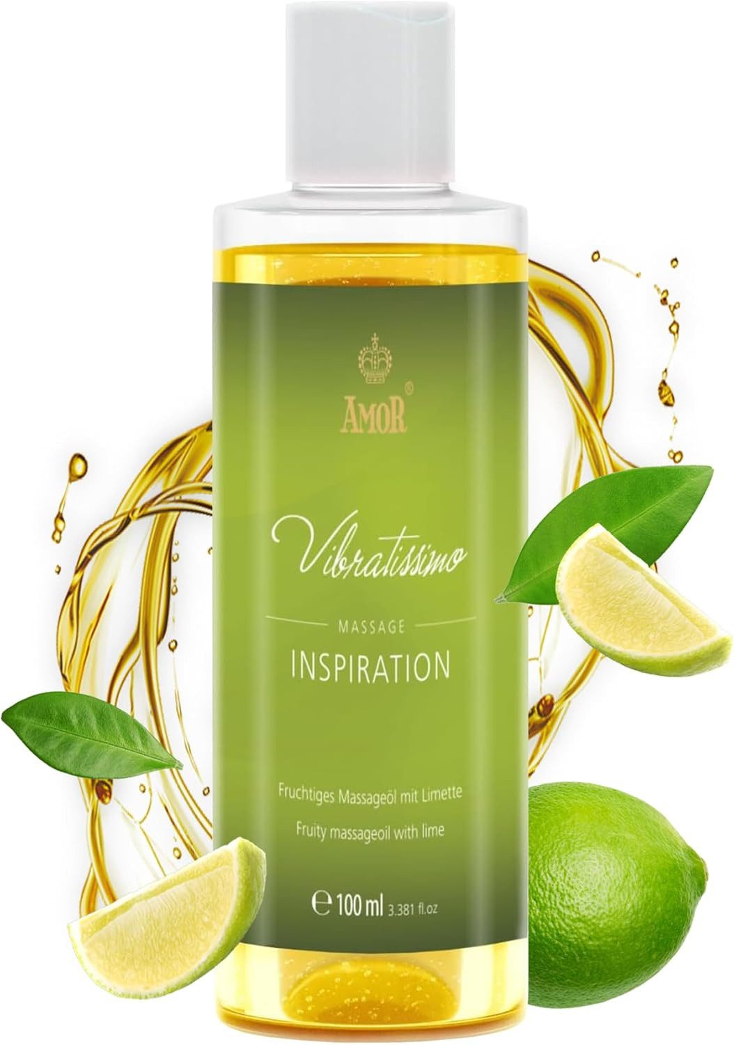 Vibratissimo Massageöl Desire Jump, Natural, Inspiration, verschiedene Aromen für entspannende Stunden