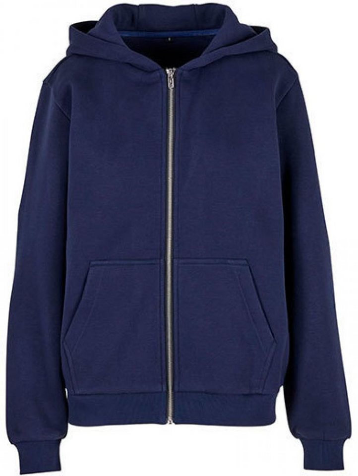 Build Your Brand Kapuzensweatjacke Damen Fluffy Zip Hoody Kapuzenjacke