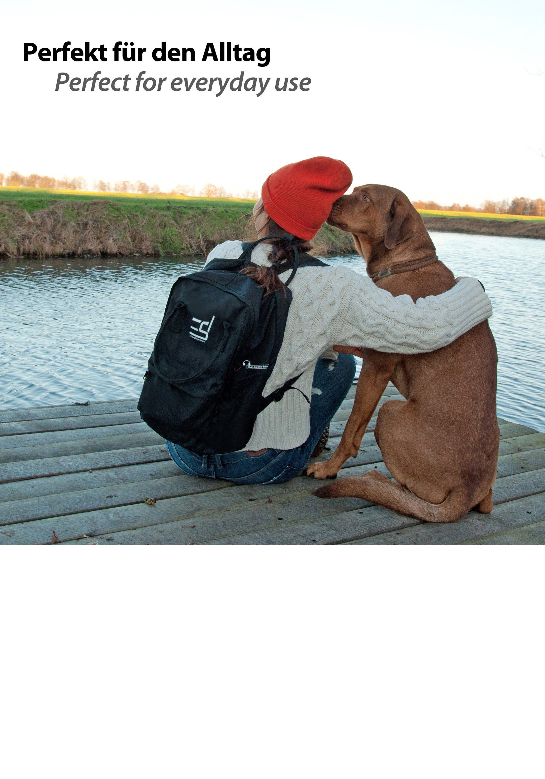 EveryDay Safari Reiserucksack Ryanair Tasche 40x25x20, Cabin, Handgepäck, Eurowings und Co, 20 L