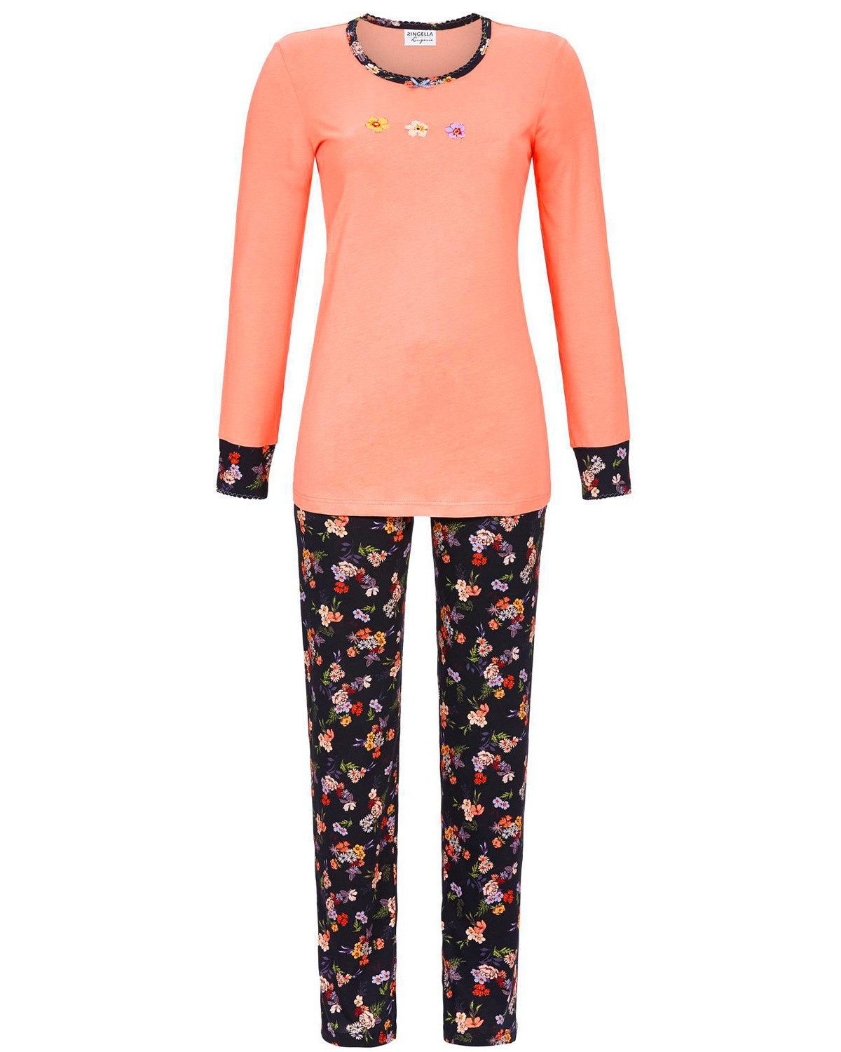 Ringella Pyjama RINGELLA Pyjama mit Motivdruck 'Flowernight' 45612 günstig online kaufen