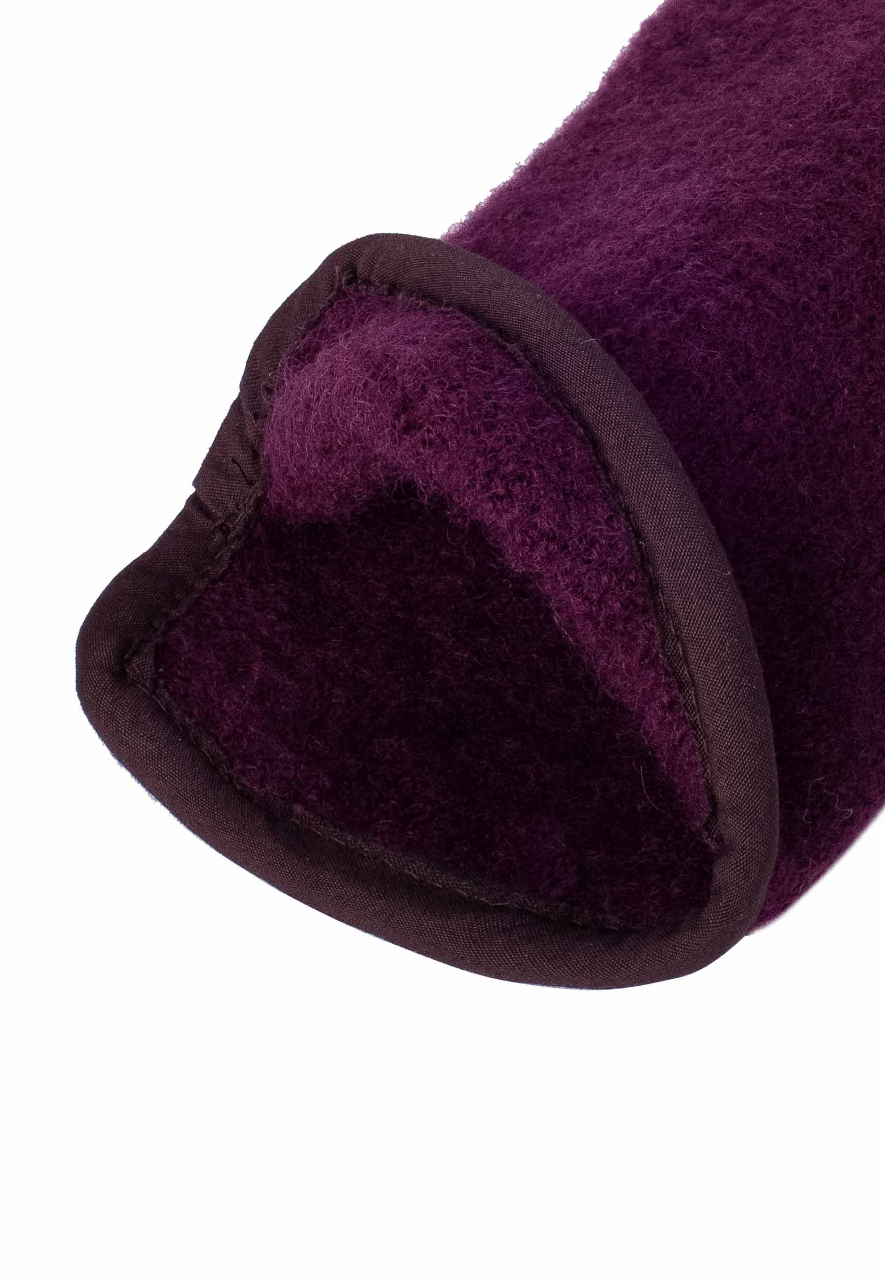 KESSLER Lederhandschuhe Style Sasha (Paar, 1-St., Handschuhe) Reine Wolle (Woolmark), Wind- und Wasserabweisend, Walkstrick