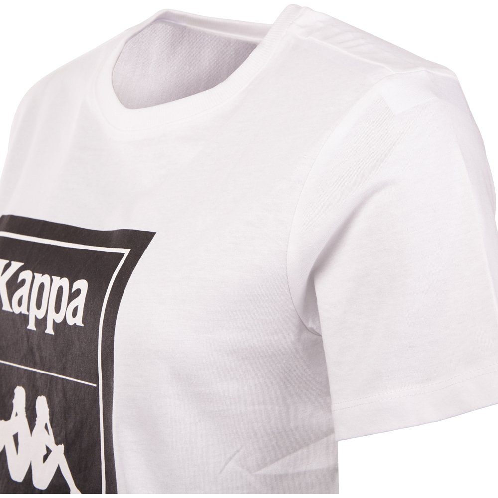 Look in bright white Print-Shirt Kappa urbanem