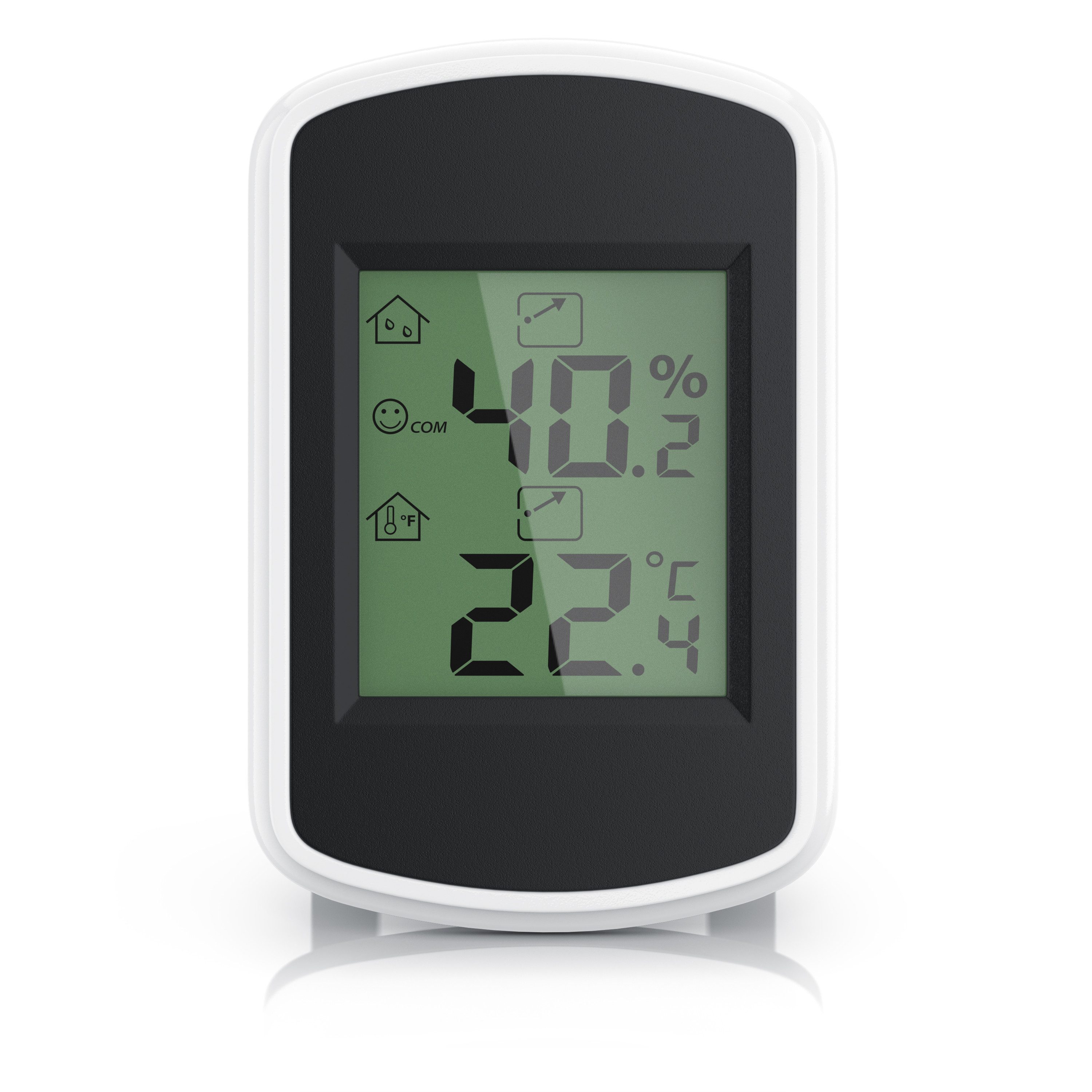 BEARWARE Hygrometer Digitales Thermo-Hygrometer, Indikator für Gewächshaus, Wohnzimmer, (1-St), Hygrometer Thermometer, Temperatur & Luftfeuchtigkeit Messgerät