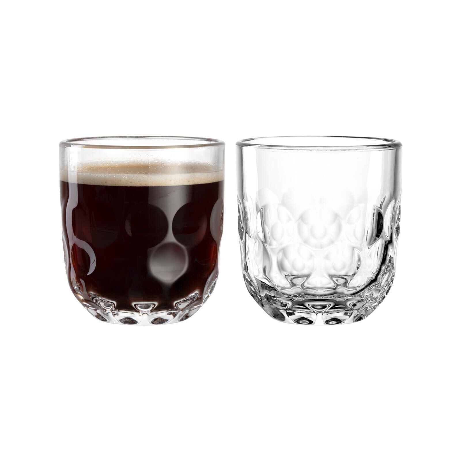 Latte-Macchiato-Glas Gocce Kaffeegläser (1) 220 ml 2er Set