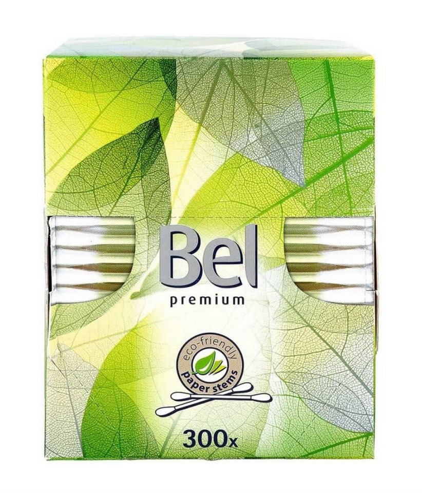 PAUL HARTMANN AG Wattestäbchen Bel Premium Wattestäbchen (300 Stck), mit Aloe Vera und Provitamin B5, 300-St., aus Baumwolle und Mikrofase