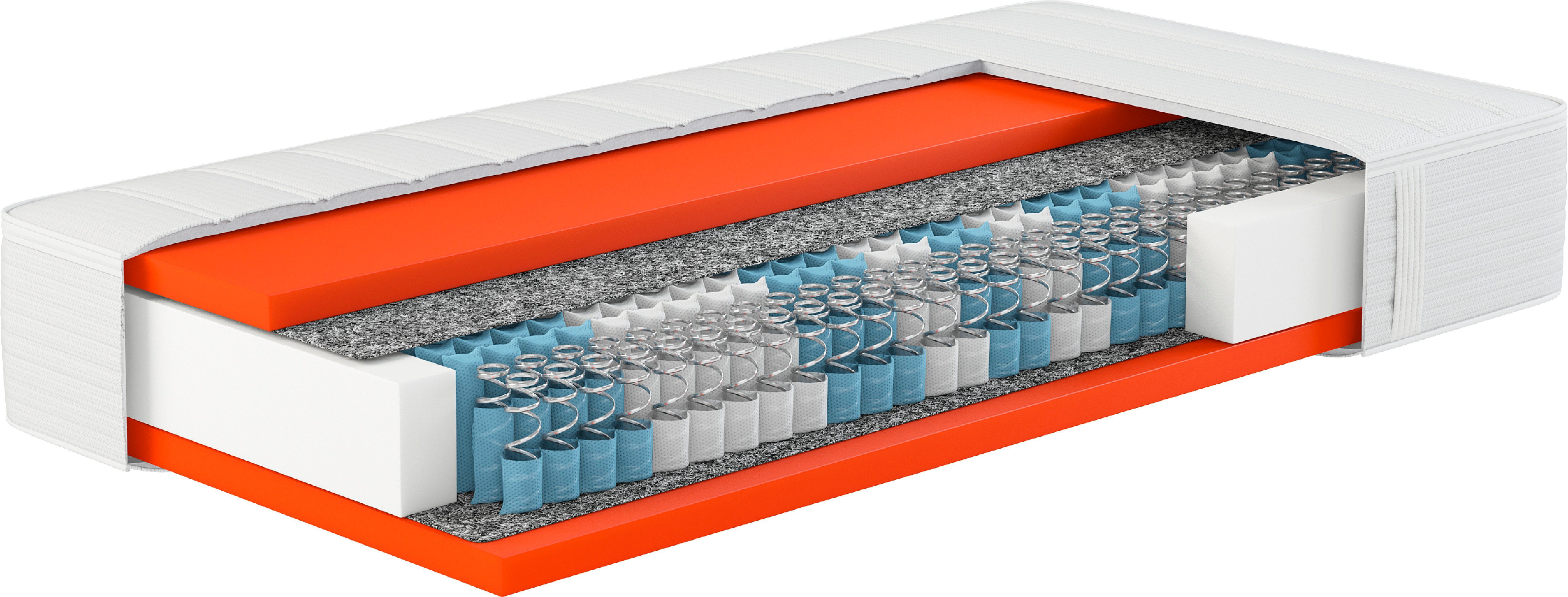 Hn8 Boxspringmatratze mit Schlafsysteme, dem hoch, TFK, Dynamic Testsieger Baugleich cm 25