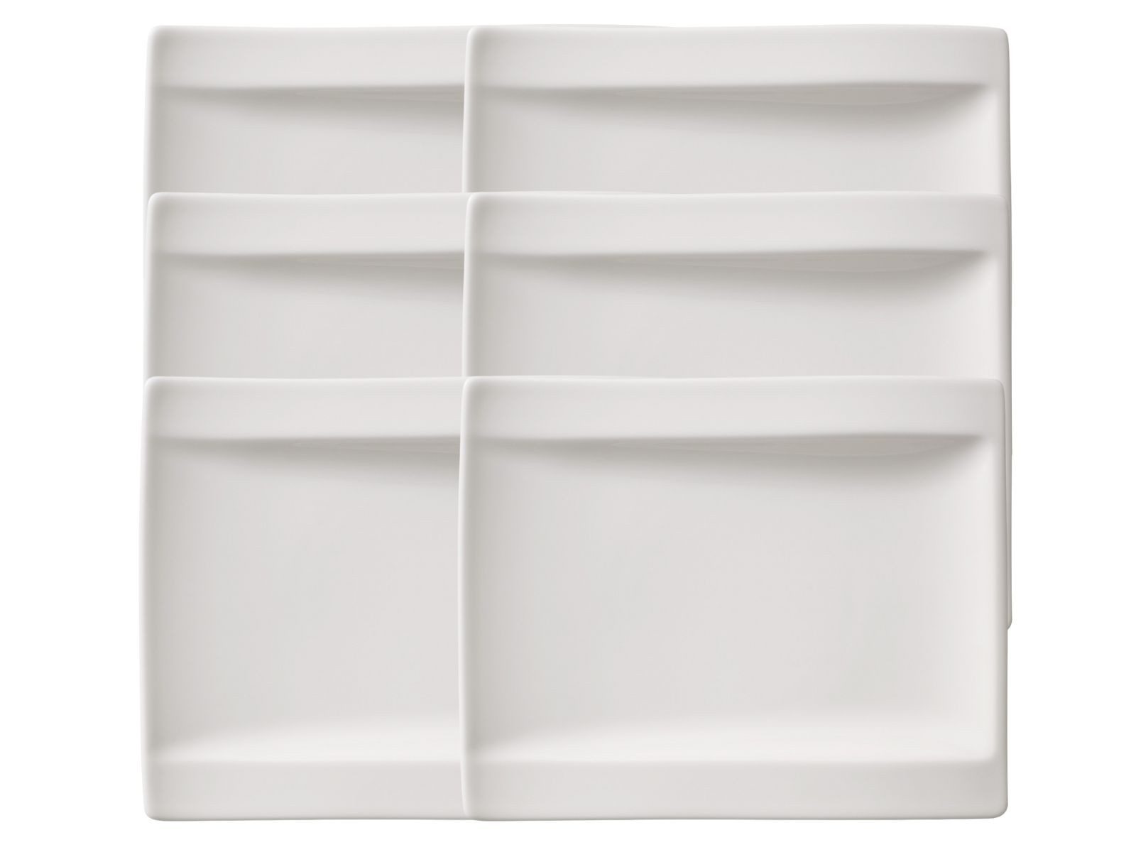 Villeroy & Boch Тарелки-Set New Wave Brotteller 18 x 15 cm Set6, Premium Porcelain