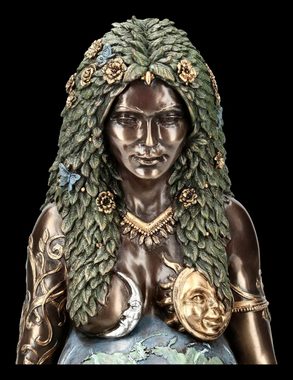 Figuren Shop GmbH Fantasy-Figur Himmlische Gaia Figur - Mutter Erde - groß bronziert - Fantasy Deko