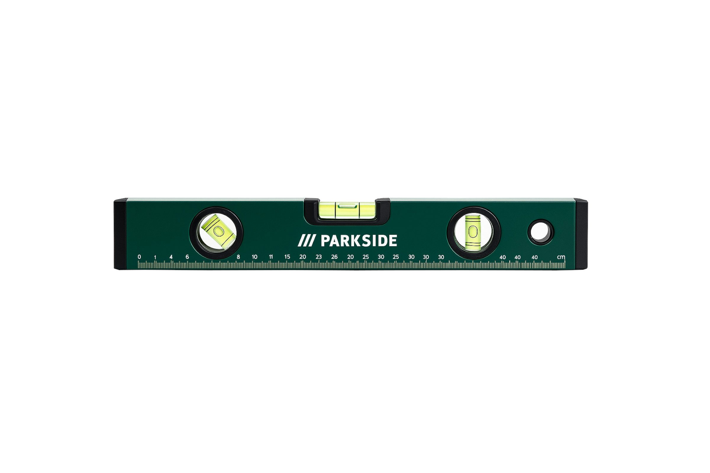 Parkside Wasserwaage Parkside Wasserwaage 300mm 3 Libellen für 45° 90° 180° Winkelmessung, (Einzelartikel, 1 St), exakte Kontrolle von 45°, 90° & 180° Winkeln