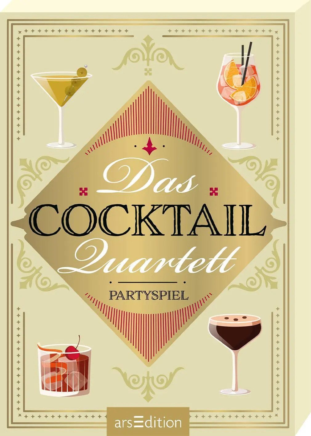 Ars Edition Spiel Das Cocktail-Quartett