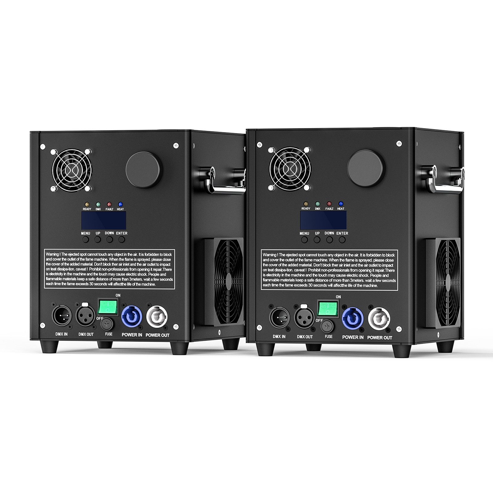 ZonQoonz Discolicht 750-W-Kaltflammenfeuerwerksmaschine mit Fernbedienung für Hochzeiten