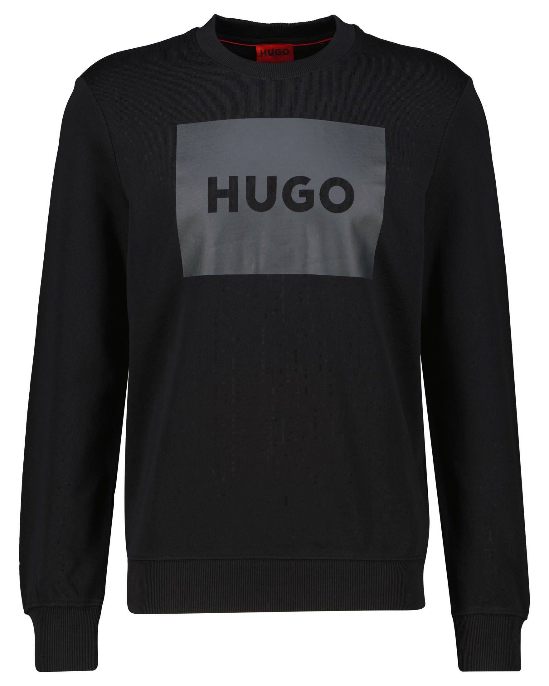 Herren DURAGOL222 Sweatshirt Sweatshirt schwarz (1-tlg) HUGO (200)
