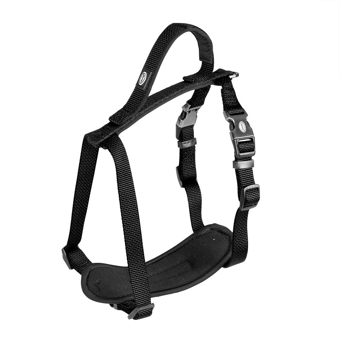 DUVO+ Hunde-Geschirr Duvoplus EXPLOR North Geschirr - Schwarz Umfang/Breite: 50-65cm/20mm