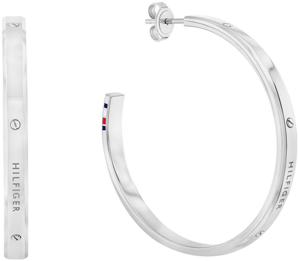 Tommy Hilfiger Paar Серьги-кольца LINEAR, 2780956, mit Emaille