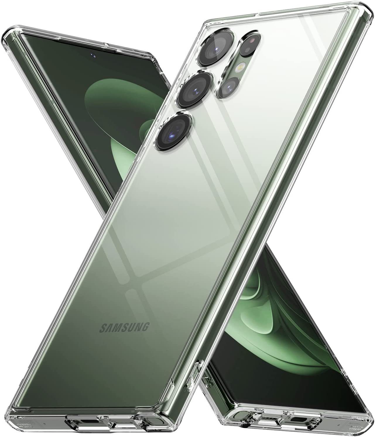 MSM Handyhülle Hülle für Samsung Galaxy S23 / Plus / Ultra Silikon Schutz Case Klar