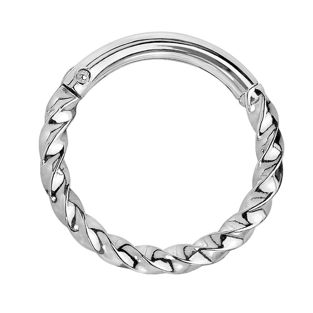 Nasenpiercing Piercing Clicker Ring Segment Scharnier verdrehter
