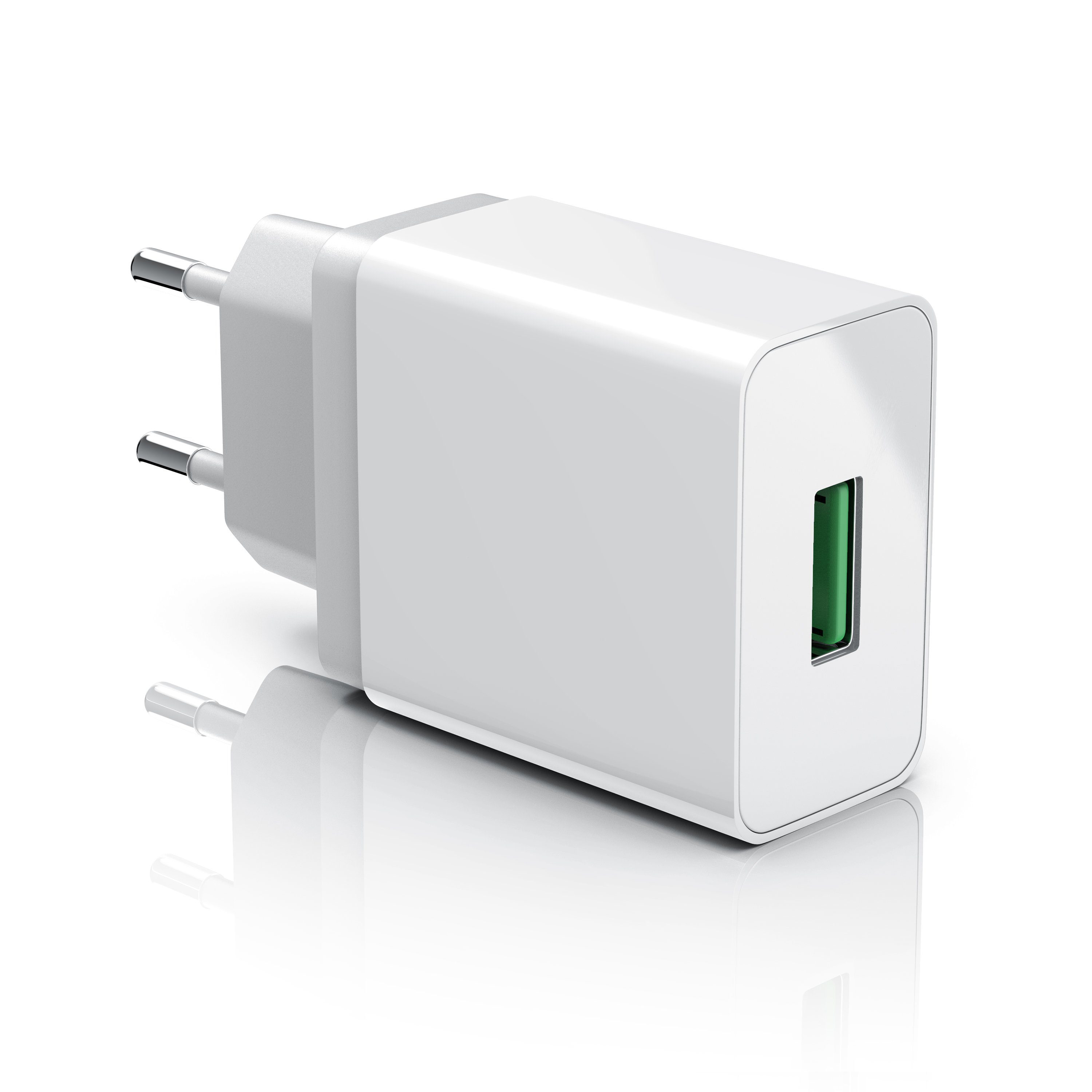 Aplic mit Schnellladefunktion, 18W Quick Charge 3.0, Ladeadapter, Netzteil USB-Ladegerät (3000 mA, 1-tlg., Quick Charge 3.0 USB-Ladegerät 1x USB A QC 3.0 Port / max. 3A über QC)