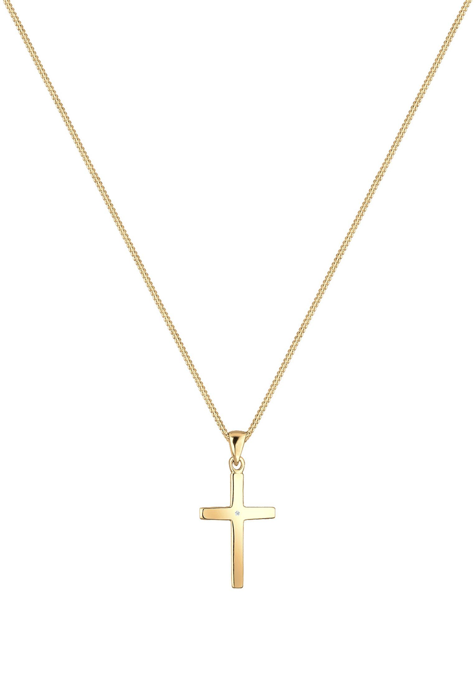 Elli DIAMONDS Kette mit Anhänger Kreuz günstig online kaufen