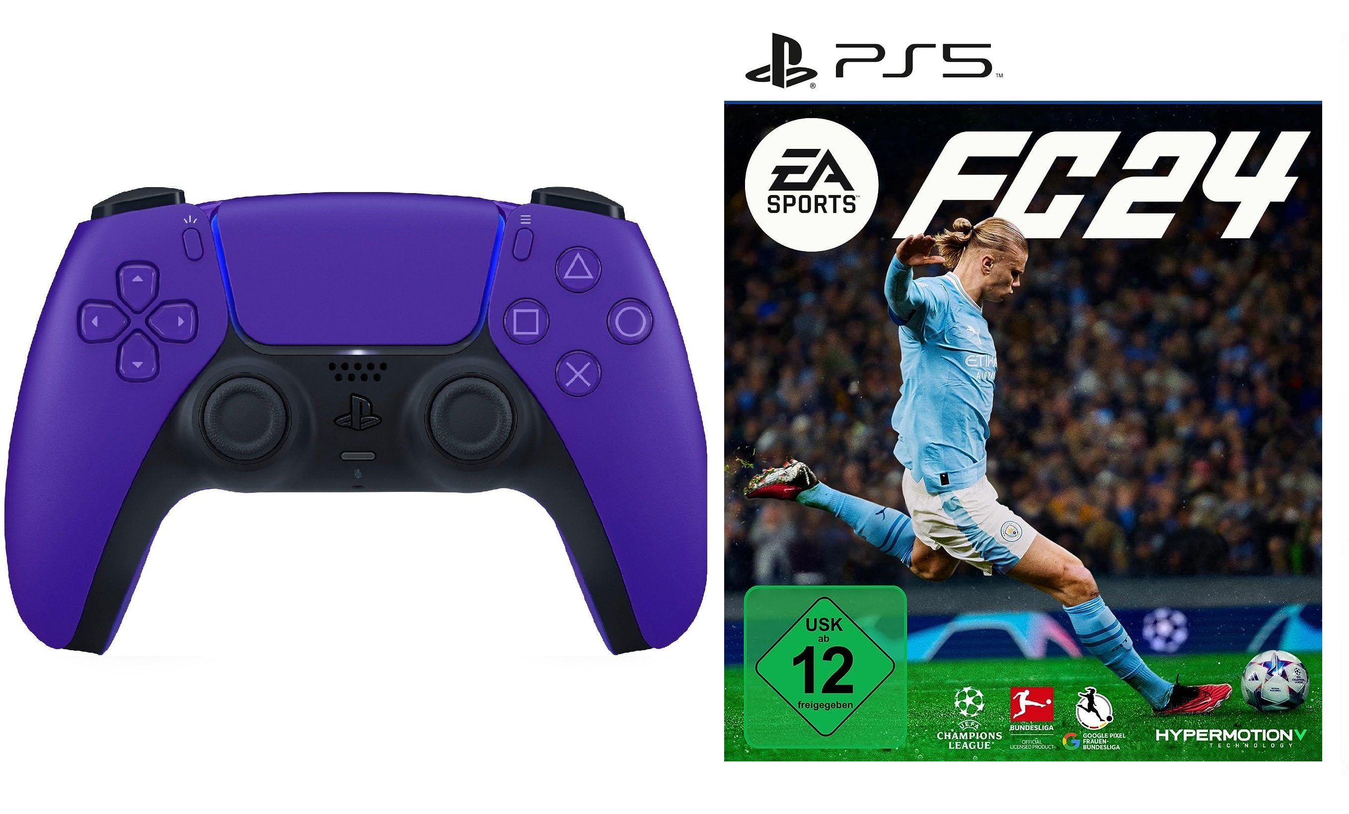 Playstation PS5 Контролери + FC 24 (FIFA 24) Bundle DualSense Wireless-Controller (Set)