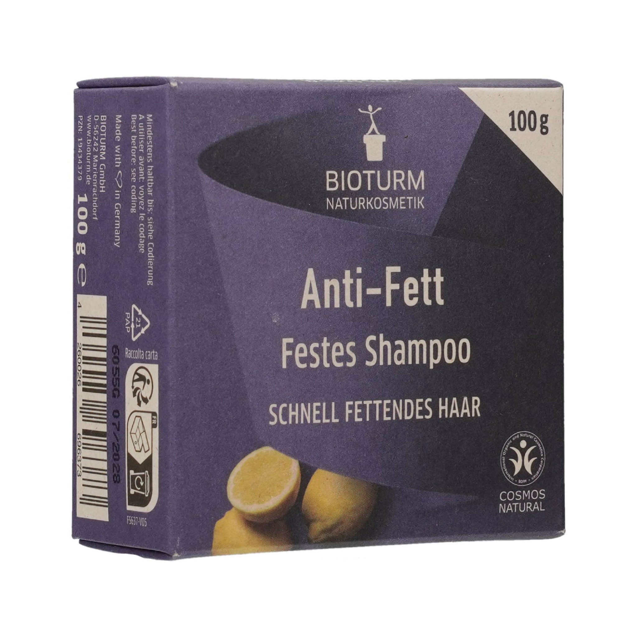 Bioturm Festes Haarshampoo festes Shampoo fettiges Haar