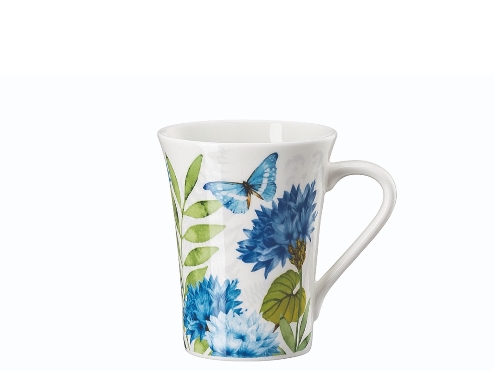 Hutschenreuther Кружки Nora Big Flowers Kornblume Кружки mit Henkel, Bone China, Чашки