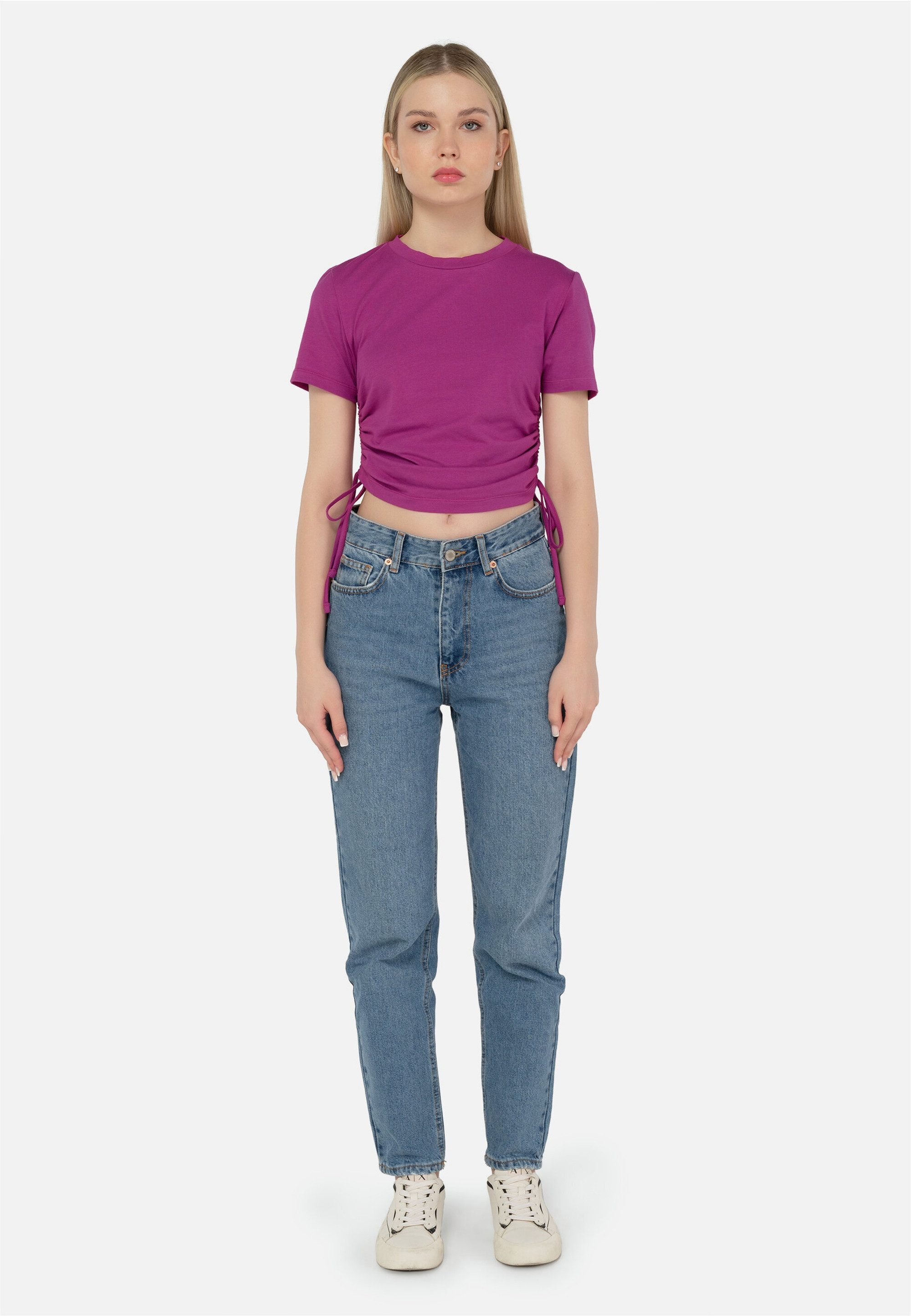 freshlions T-Shirt (1-tlg) mit praktischen Bindebändern günstig online kaufen