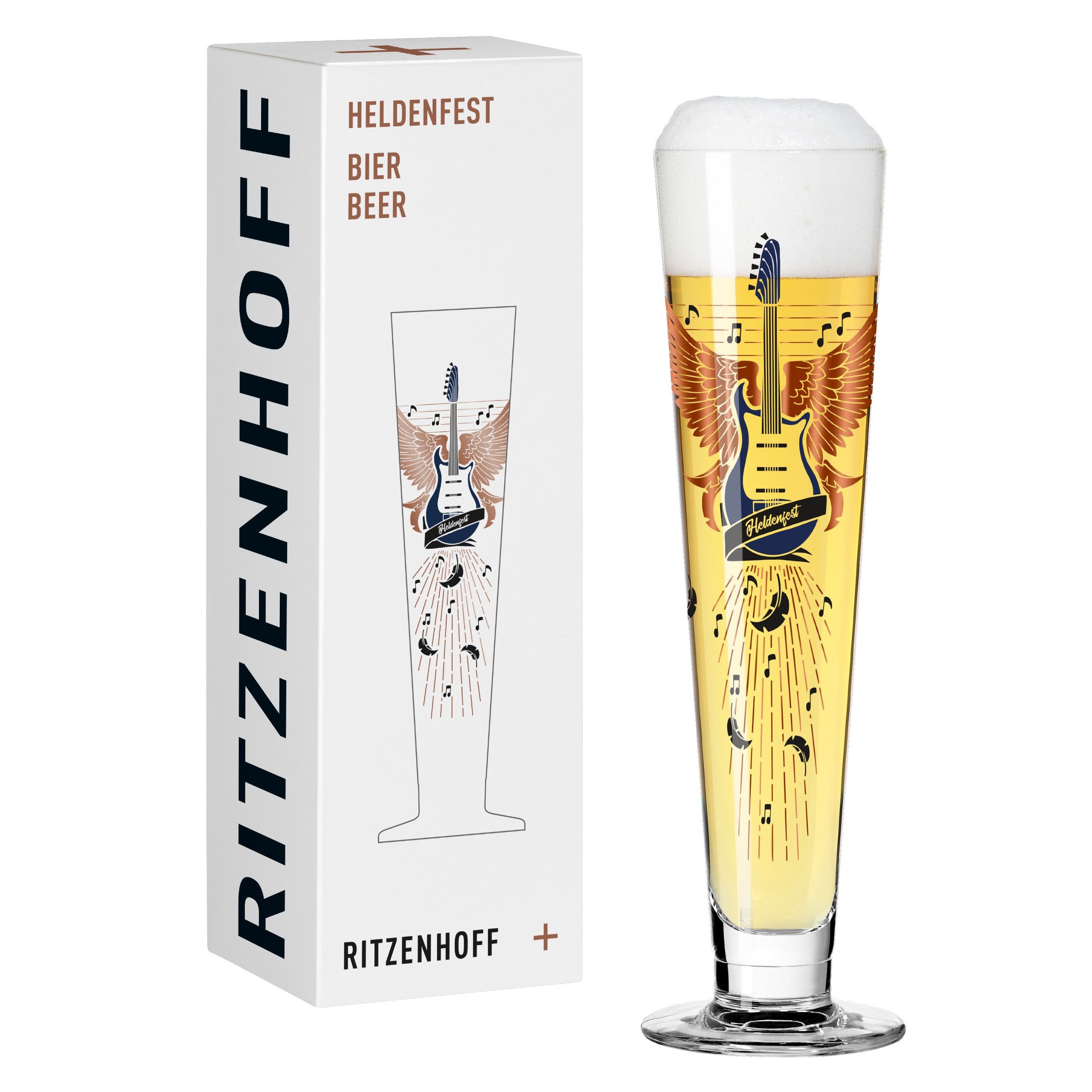 Ritzenhoff Bierglas Heldenfest, Kristallglas