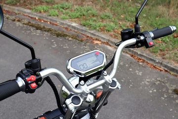 TPFLiving E-Scooter »Coco Bike Fat CP1.6 - Elektroroller -Akku: 1 x 60 Volt/12Ah«, 50 km/h, Roller elektro ab 14 Jahren mit Scheibenbremsen - Farbe: schwarz