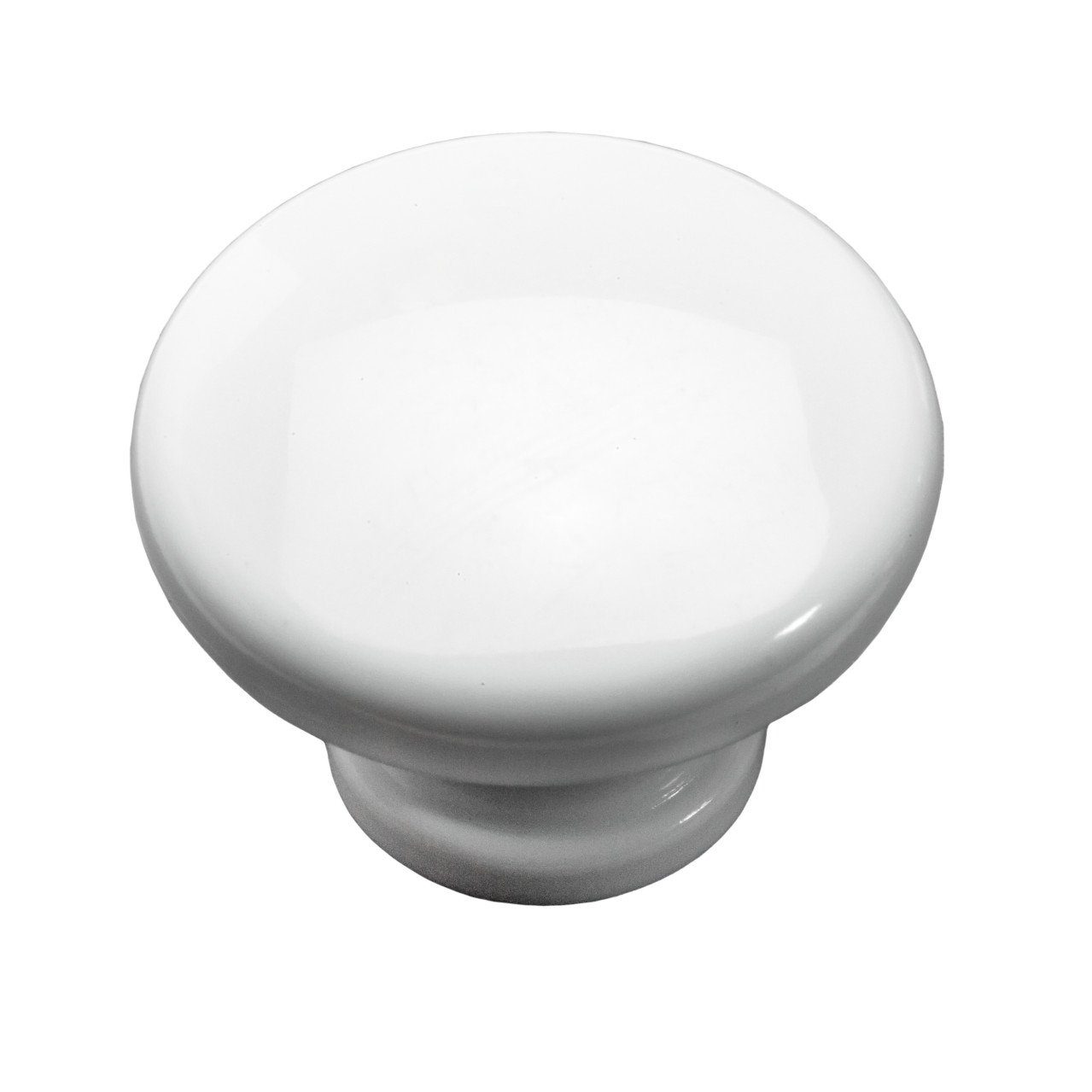 Möbelknopf Hettich Möbelknopf Kunststoff weiß Ø 40,0 mm - 1