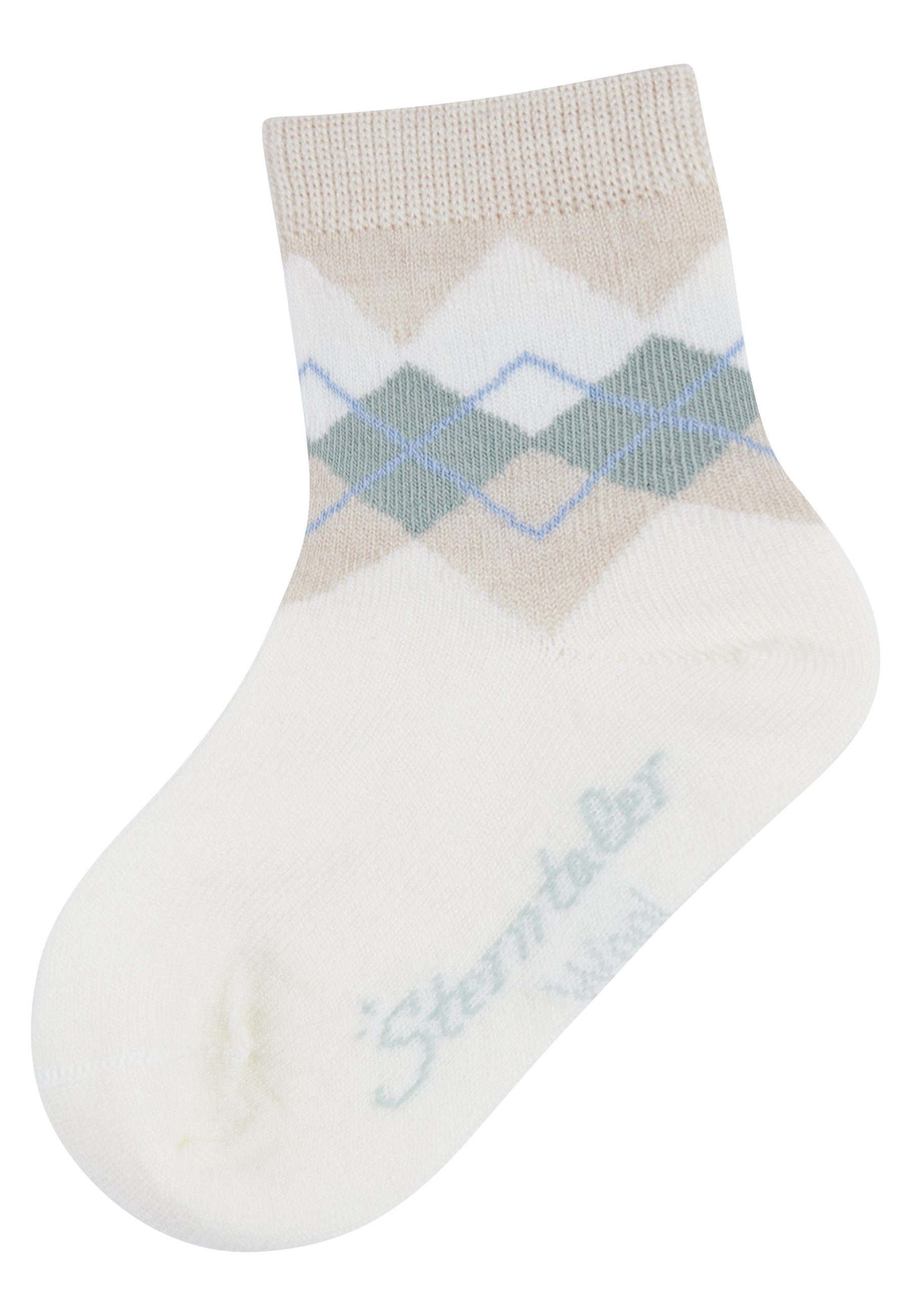 Basicsocken Socken Wolle Karo