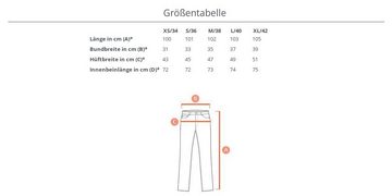 Ital-Design Straight-Jeans Damen Freizeit Used-Look High Waist Jeans in Grau