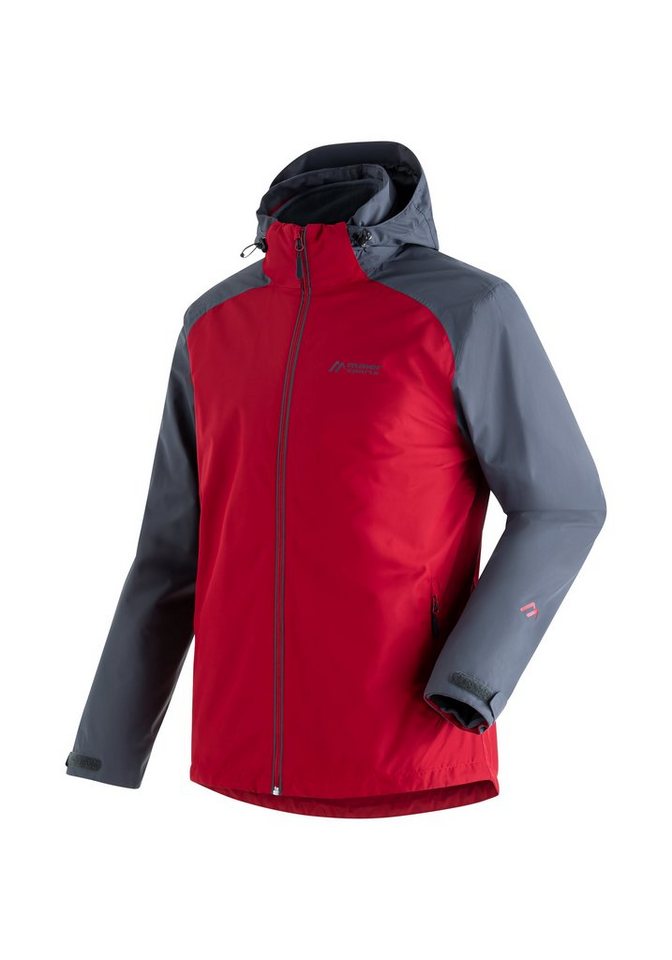 Maier Sports Funktionsjacke Gregale DJ M Herren Wanderjacke wasserdicht, Outdoorjacke  mit Kapuze, Doppeljacke aus wasserdichter Hardshelljacke und warmer