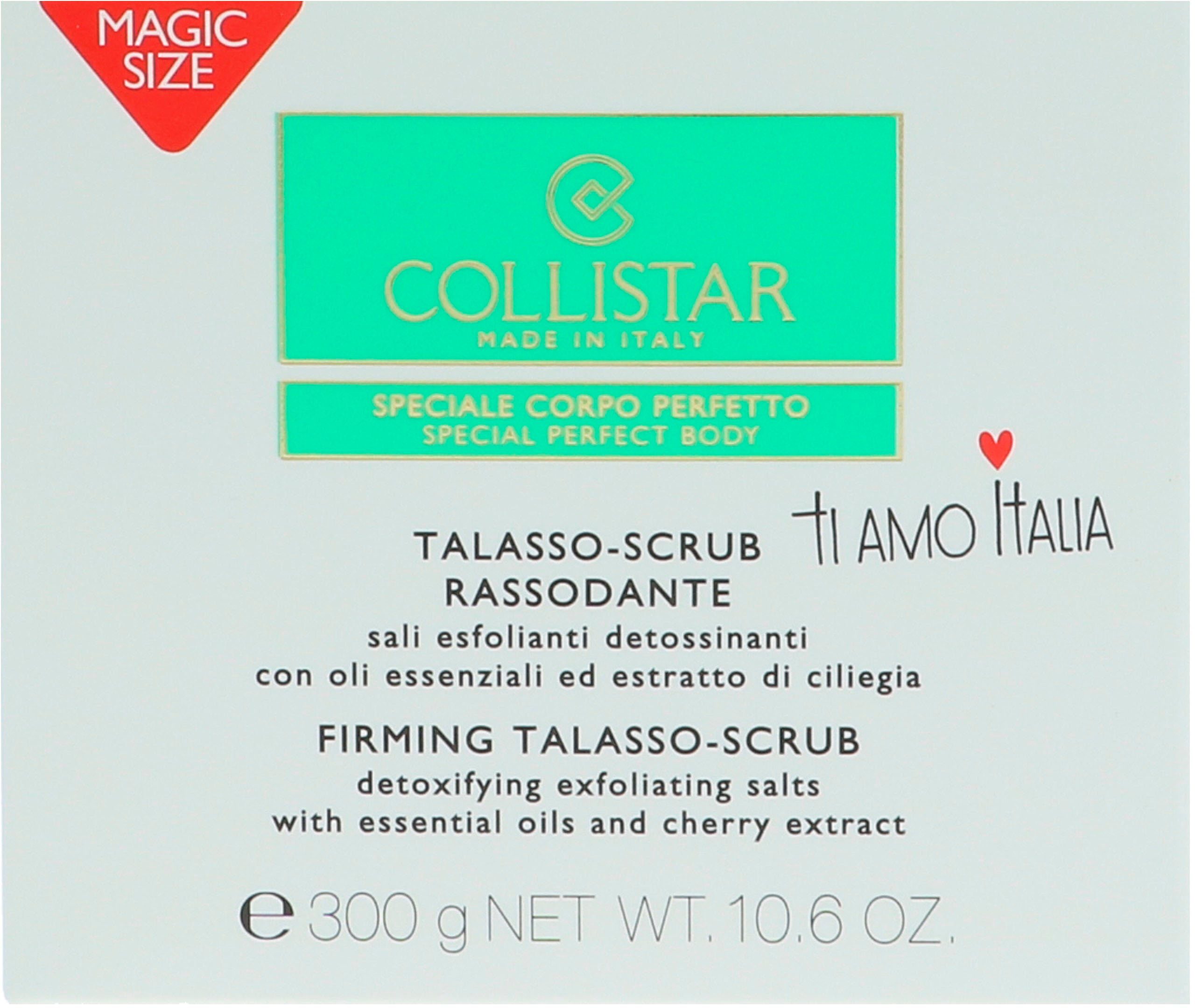 COLLISTAR Körperpeeling Firming Talasso Scrub, Strafft die Haut, mit hawaiianischem Salz, verwöhnt die Haut.