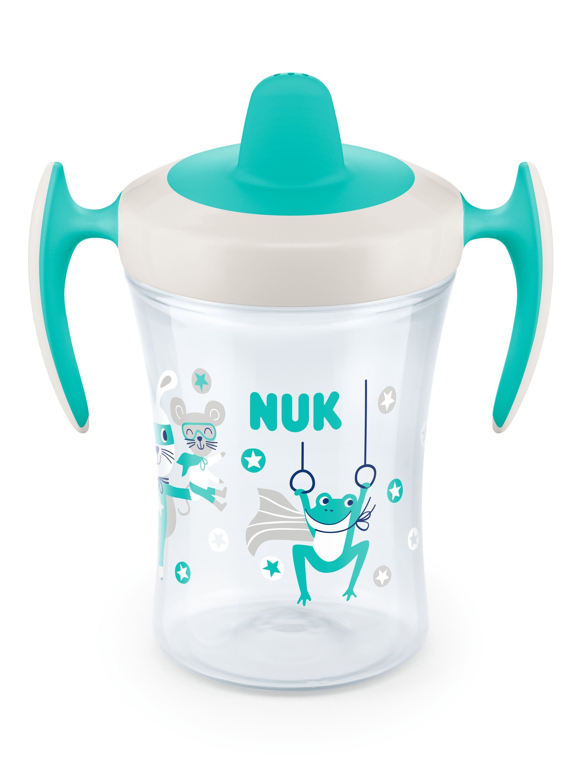 NUK Babyflasche NUK Trainer Cup frei, Monaten, 230 ab BPA türkis 10255610, ml 6