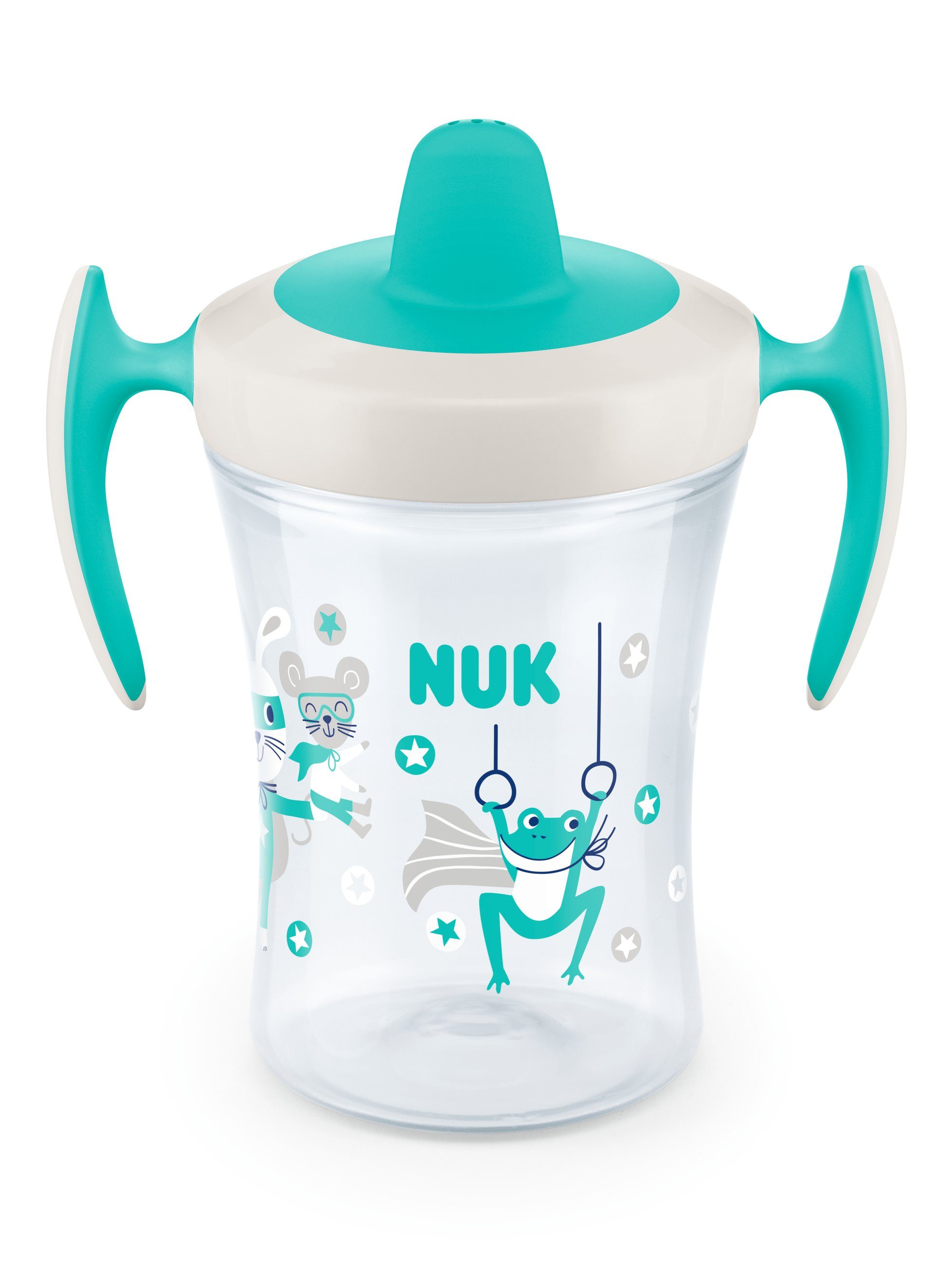 NUK Babyflasche NUK Trainer Cup 230 ml 10255610, ab 6 Monaten, BPA frei, türkis