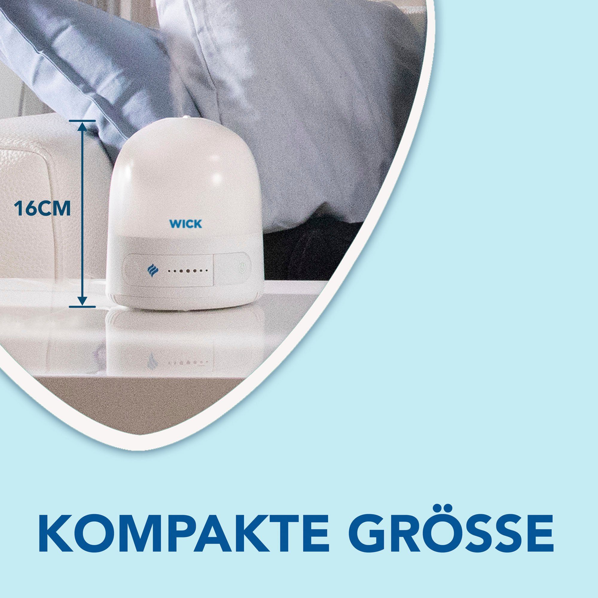 WICK Luftbefeuchter Persönlicher Kaltluft-Ultraschall-Luftbefeuchter - WUL5 günstig online kaufen