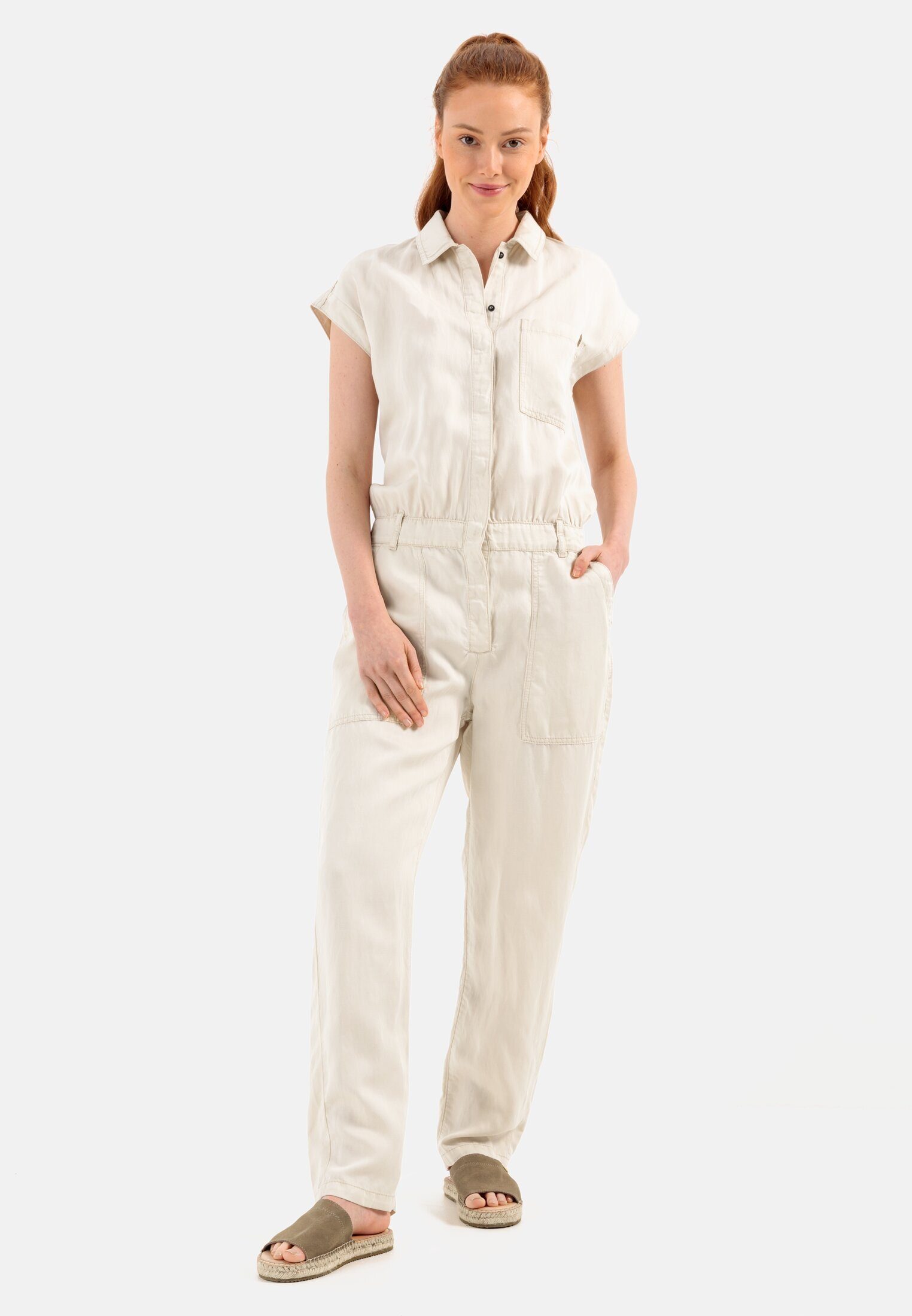 camel active Jumpsuit aus einem Leinenmix günstig online kaufen
