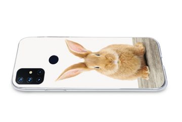 MuchoWow Handyhülle Kaninchen - Babykaninchen - Tiere - Kinder - Mädchen - Jungen, Phone Case, Handyhülle OnePlus Nord N10 5G, Silikon, Schutzhülle