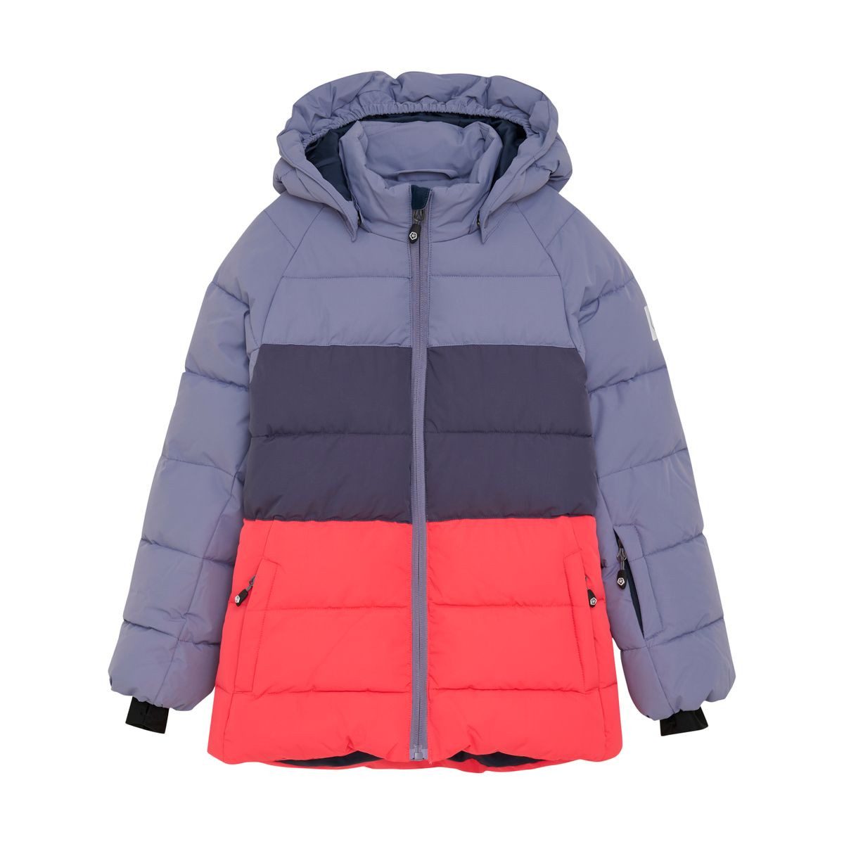 COLOR KIDS Skijacke Ski Jacket Quilt & Colorblock 742286 Stylische, funktionale Skijacke für Mädchen, die warm, atmungsaktiv