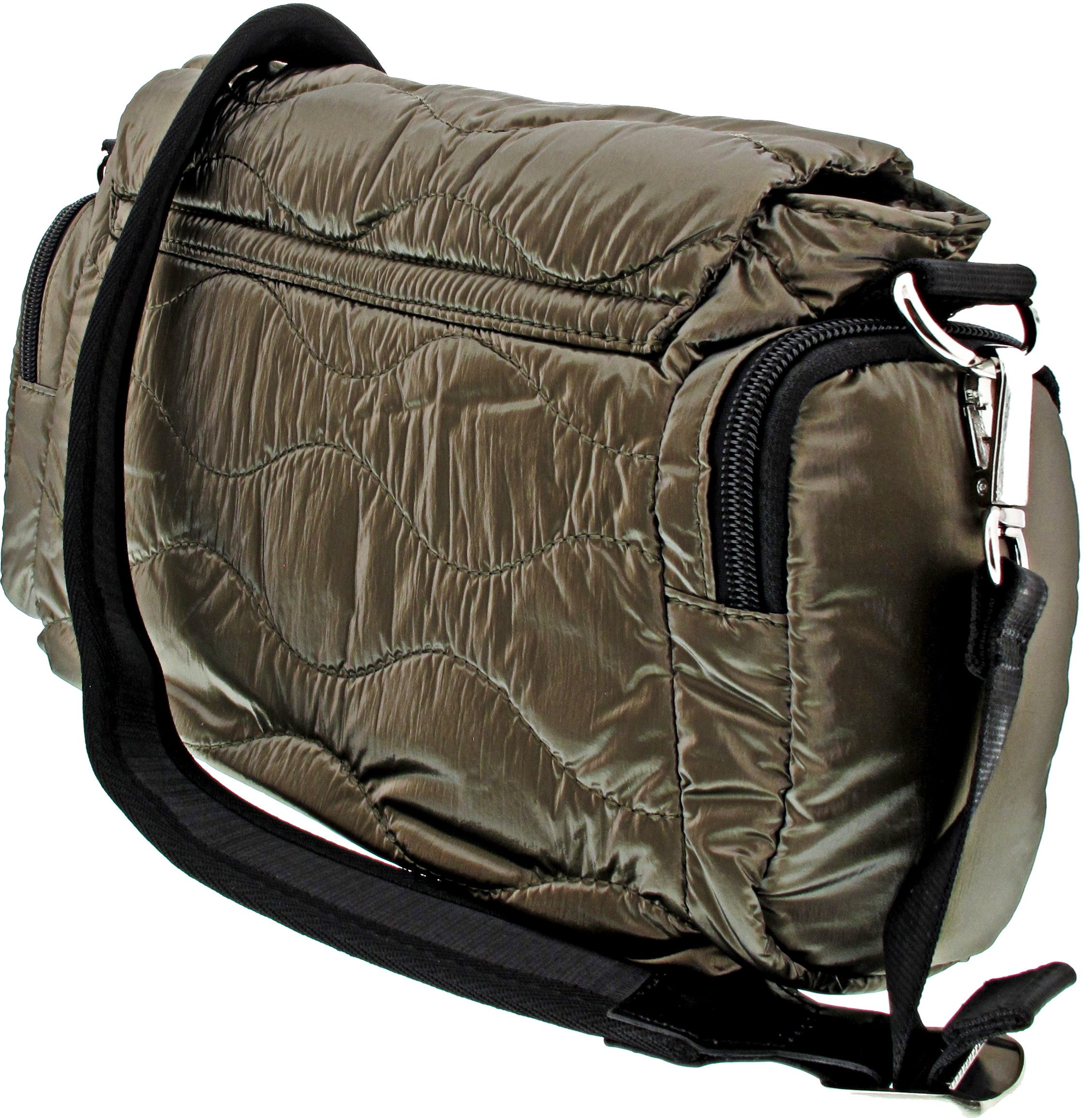 Blauer Handtasche