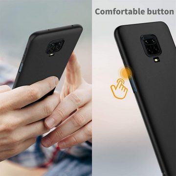 CoolGadget Handyhülle Black Series Handy Hülle für Xiaomi Redmi Note 9 Pro 6,67 Zoll, Edle Silikon Schutzhülle für Redmi Note 9 Pro, Xiaomi Note 9S Hülle